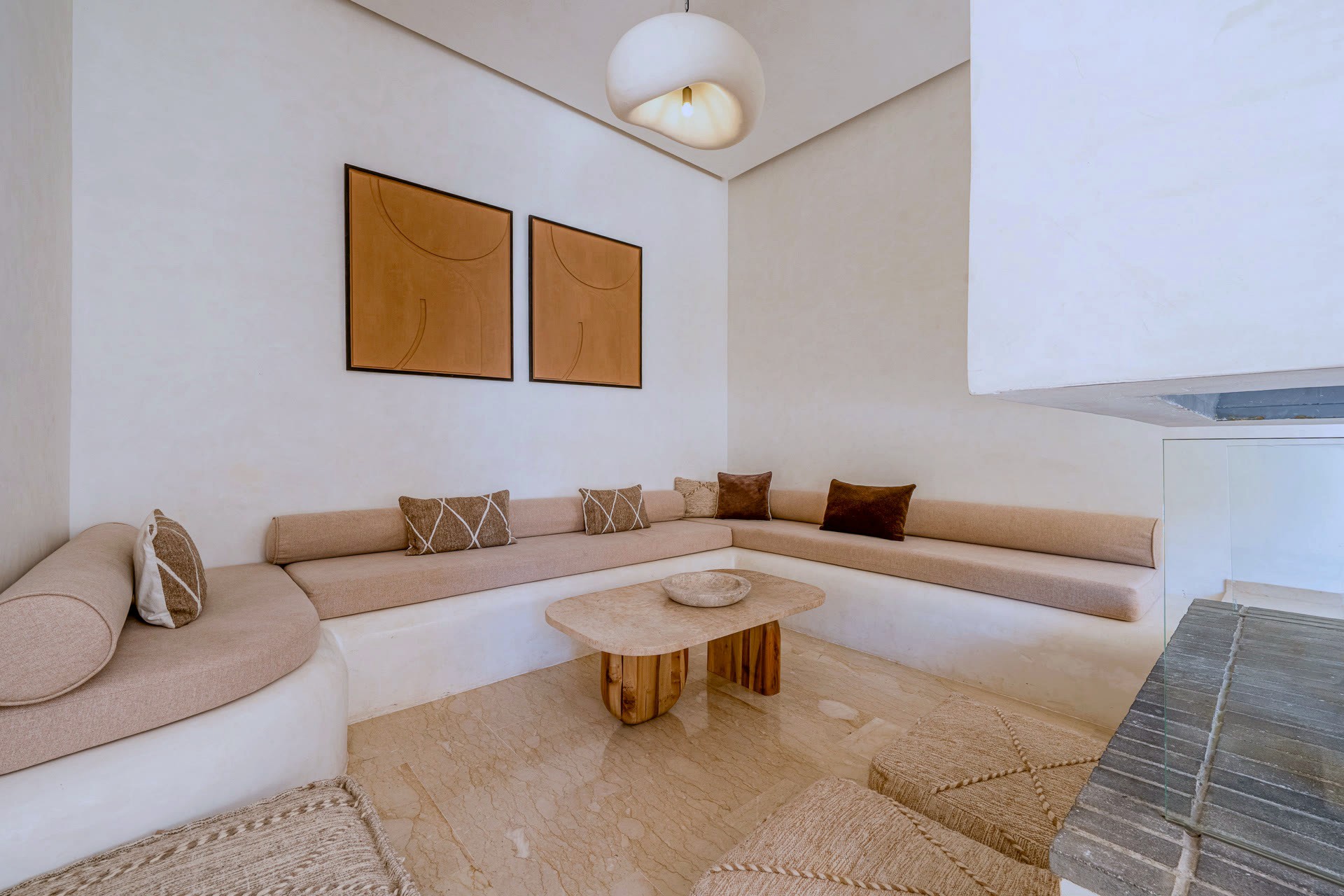 Salon villa de luxe Marrakech — Villa Camélia