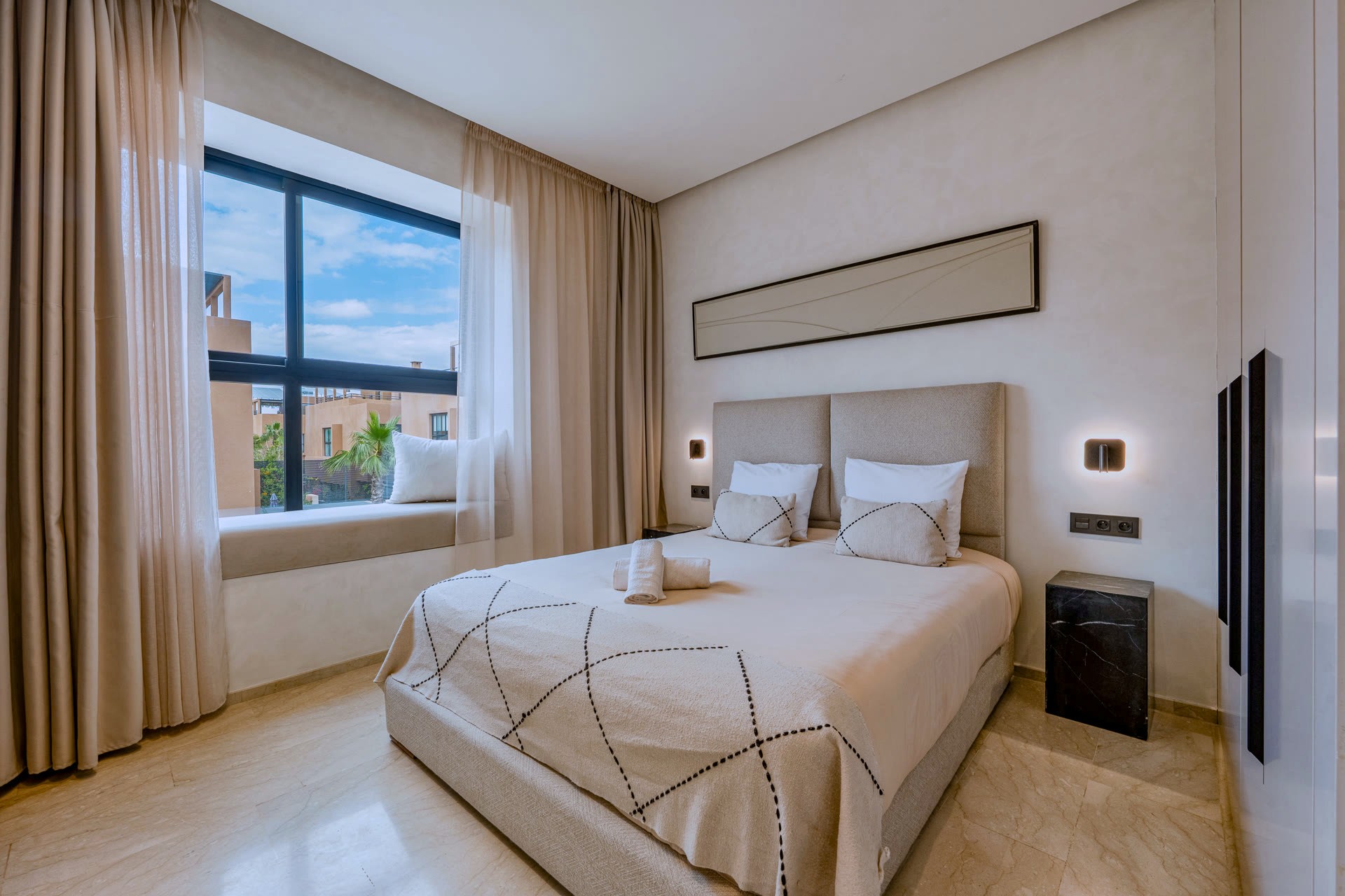 Suite Atlas — villa luxe Marrakech vue Atlas